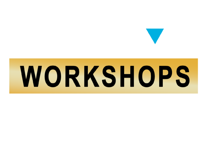 Weiße Schrift auf dunkelblauem Hintergrund: Kurse, Workshops & Beratung, repräsentiert das Angebot von FokusUp